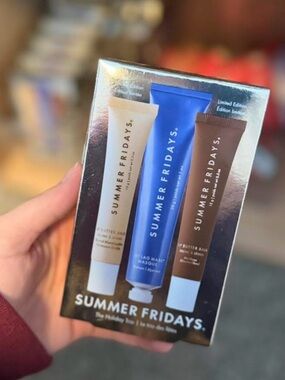 Summer Fridays Skincare Trio – Blue, Brown, Cream Tubes